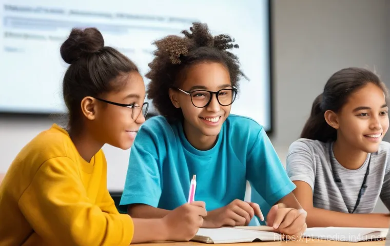 미디어와 사회적 책임 - **A young adult navigating digital information with thoughtfulness:** A diverse individual, approxim...