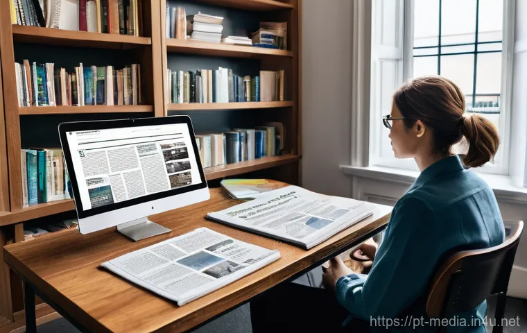 미디어의 정치적 경제학 - **Prompt for an image depicting digital disinformation and filter bubbles:**
"A medium shot of a... 미디어의 정치적 경제학 - **Prompt for an image depicting digital disinformation and filter bubbles:**
"A medium shot of a...