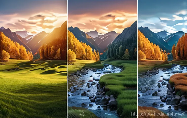 미디어학 석사과정 - Here are three detailed image prompts in English, following your guidelines: